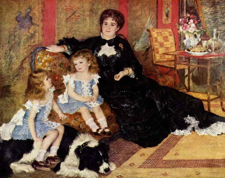 Pierre-Auguste Renoir Portrat der Frau Charpentier und ihre Kinder china oil painting image